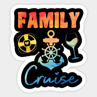 Family Cruise Sticker